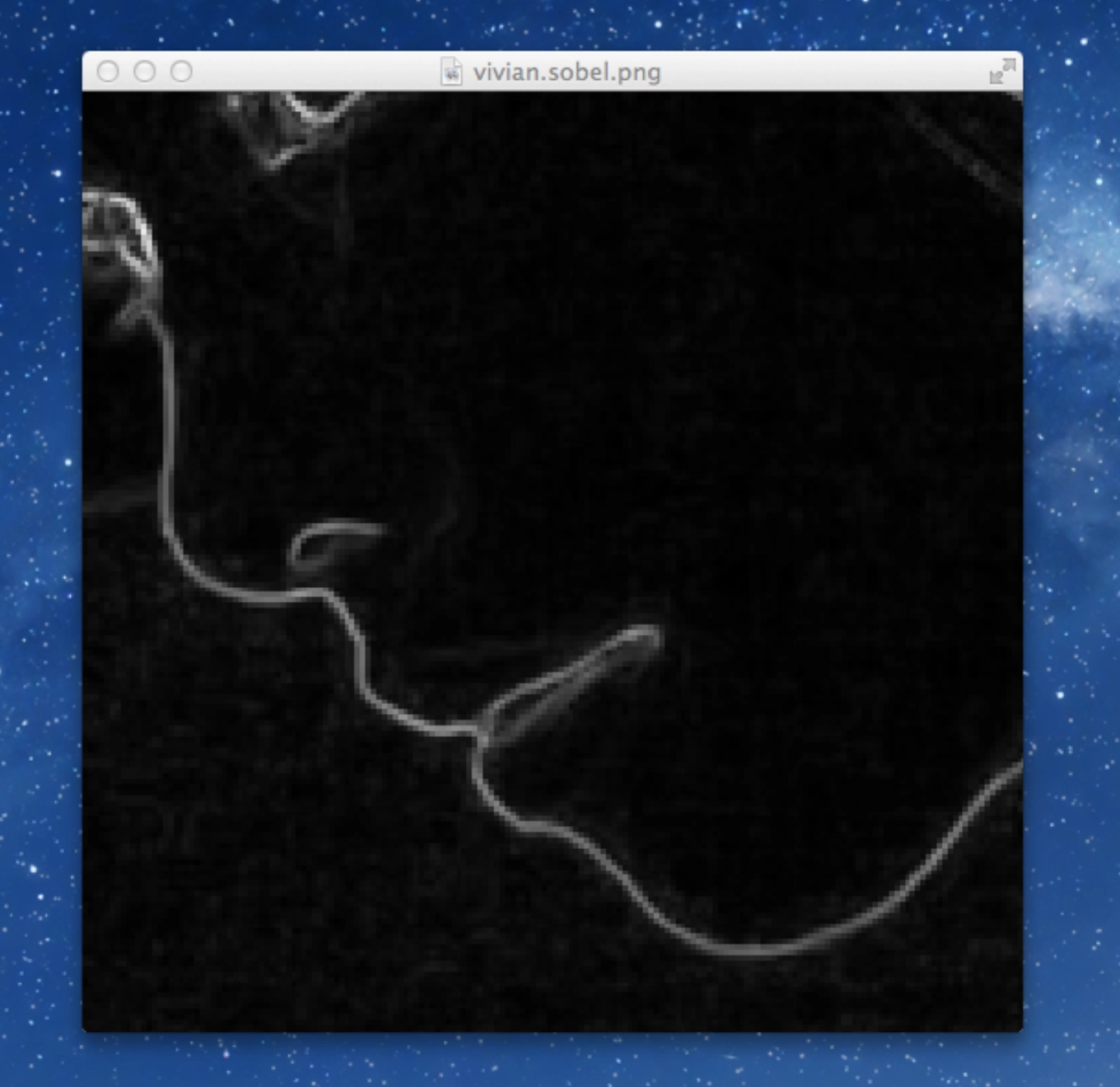 image before applying a sobel filter