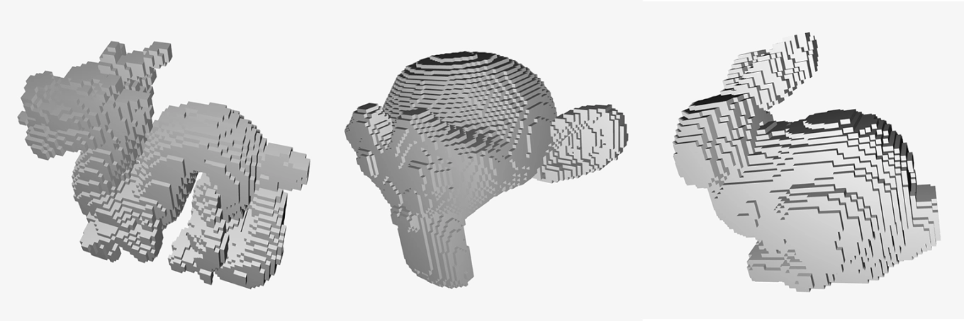 3d mesh voxelizer library